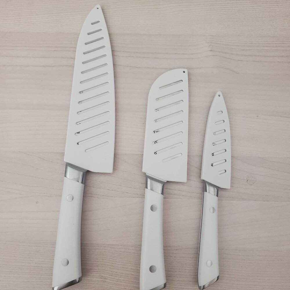Schmidt bros knifes, 8" Chef Knife, 5" Santoku Knife and 4" Knife - New